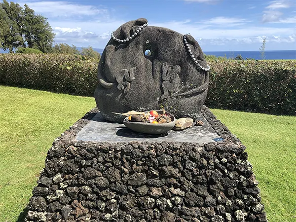 Honokahua Preservation Site on the Kapalua Trail on Maui. 