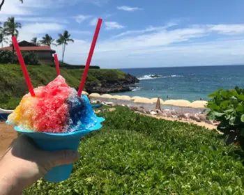 Shave ice in Lahaina, Maui.