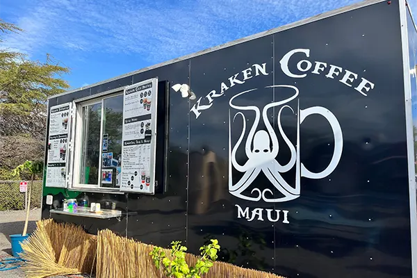 The Kraken food truck in Kihei, Maui. 