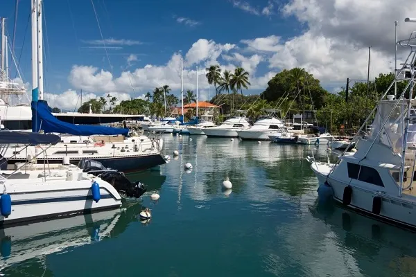 Boats in a bay