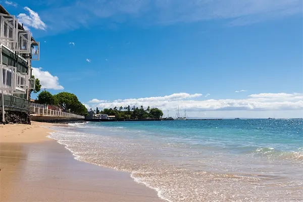 Beach view in Maui. 