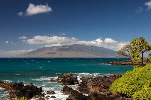 Ocean view on Maui. 