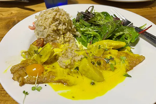 An entree at Nalus in Kihei, Maui. 