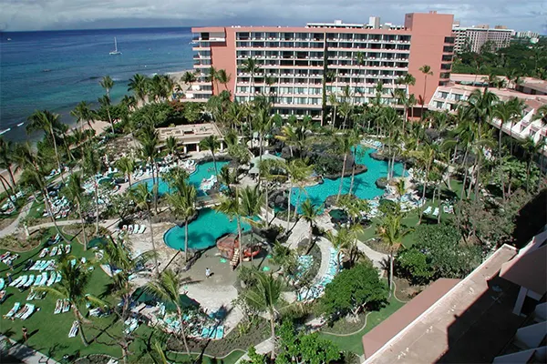 An aerial view of the Westin Maui